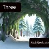 snow tunnel aquarium background