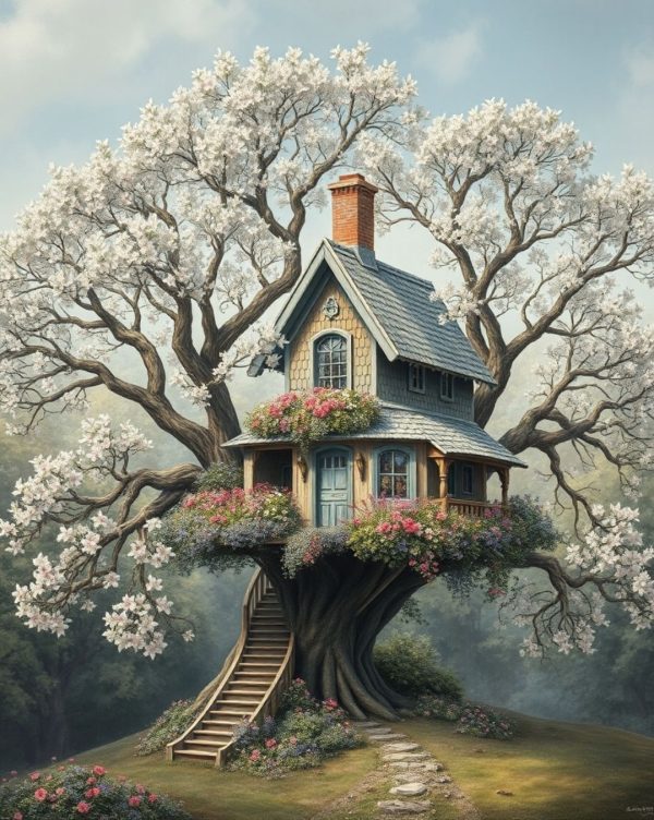 att="the white tree house, a white leaved tree houses a white tree house"