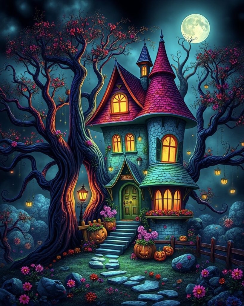 treehouse fish tank background