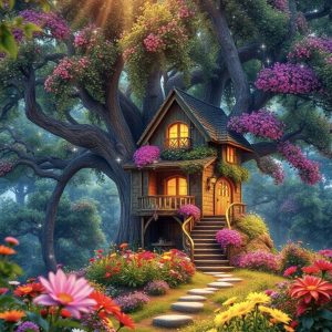 ALT="Quaint tree house"