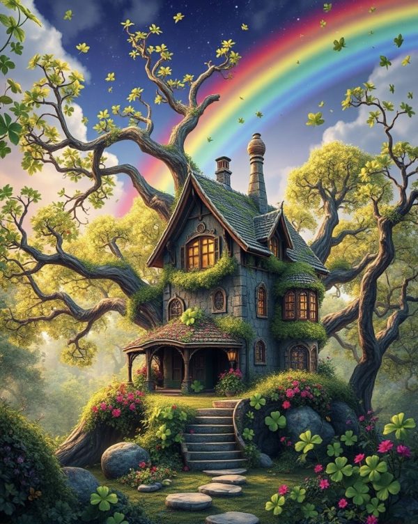 alt="the rainbow treehouse"