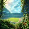 footy field fish tank background