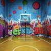 alt="basketball and graffiti background sticker"