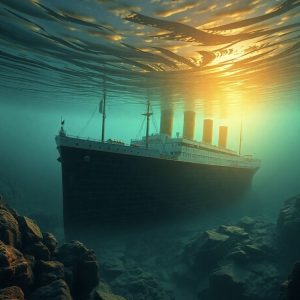 alt="ship wreck under the sea"