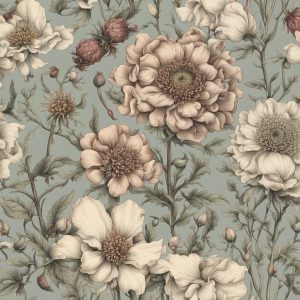 alt="soft blue and brown and cream, flowers background image"