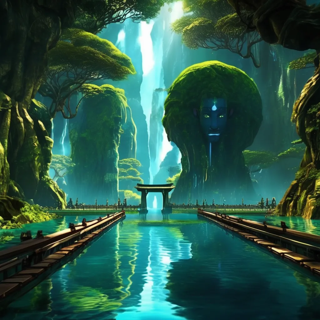 avatar style waterfall