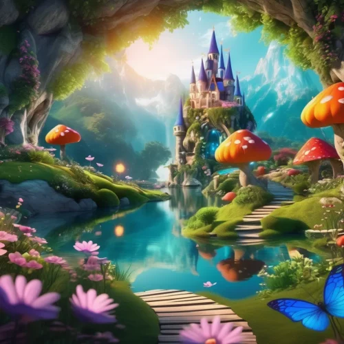 alt="fantasy castle"