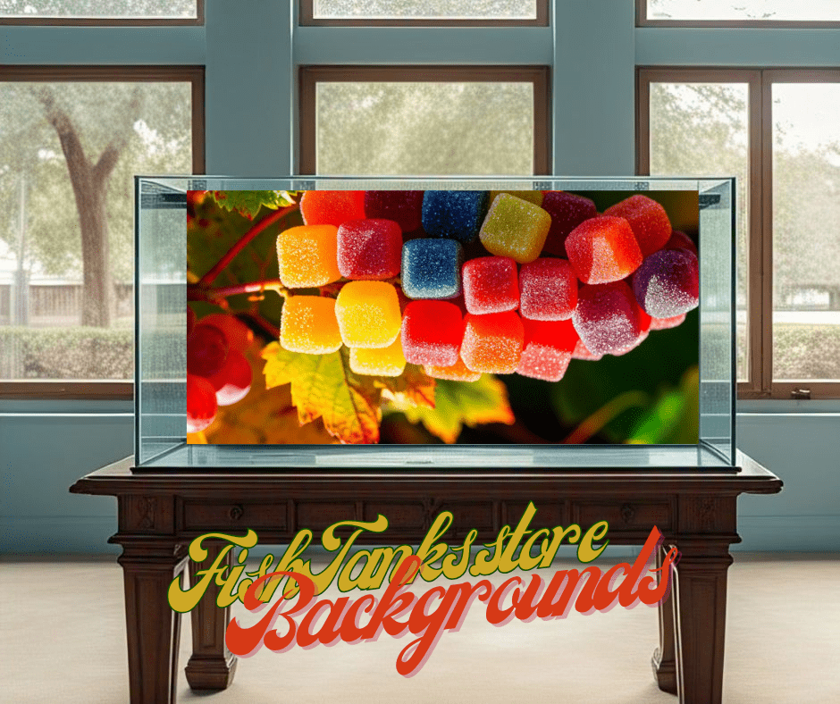 fish tank backing lolly tree