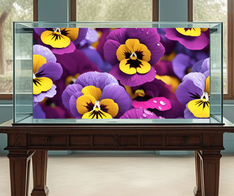 why goldies need a new goldfish tank background