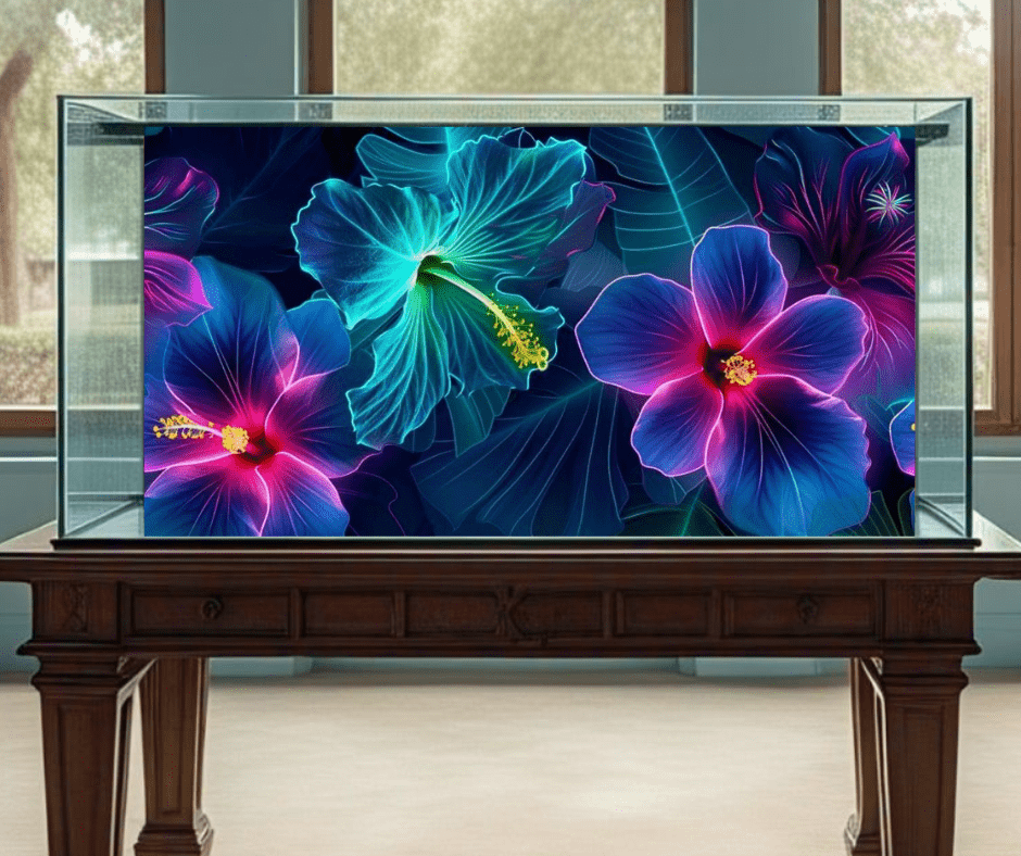 static vinyl fish tank background no comparison to a fish tank background paper