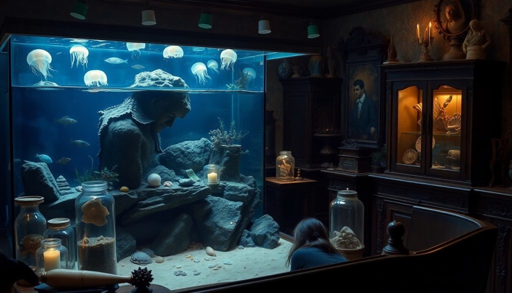 fish tank background diy