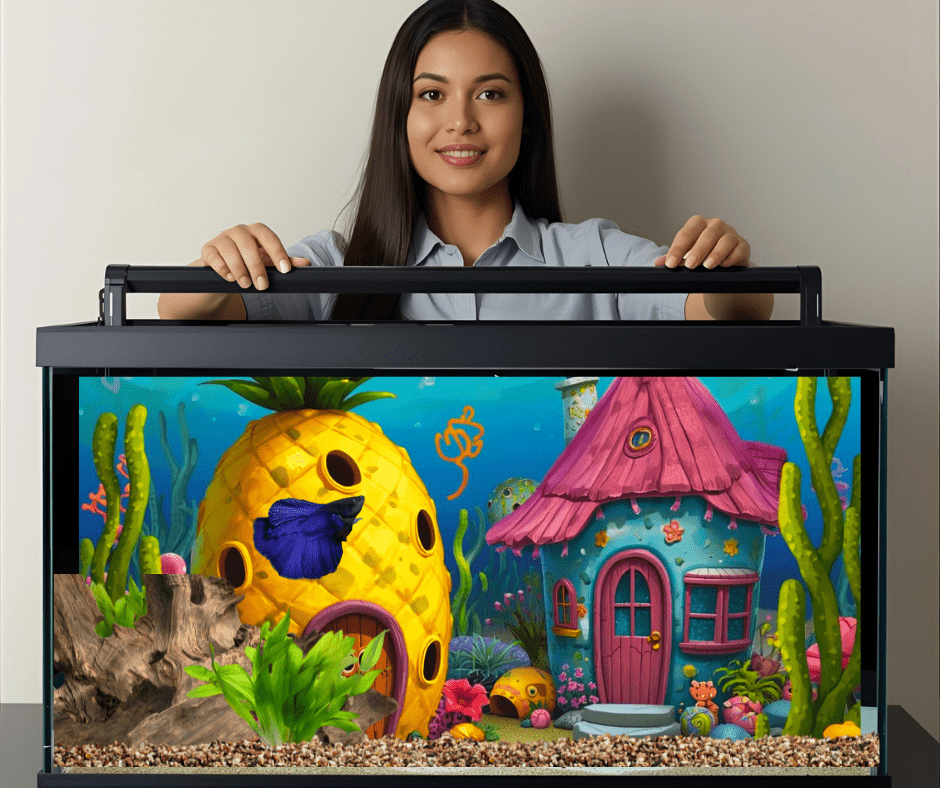 sponge bob squarepants fish tank