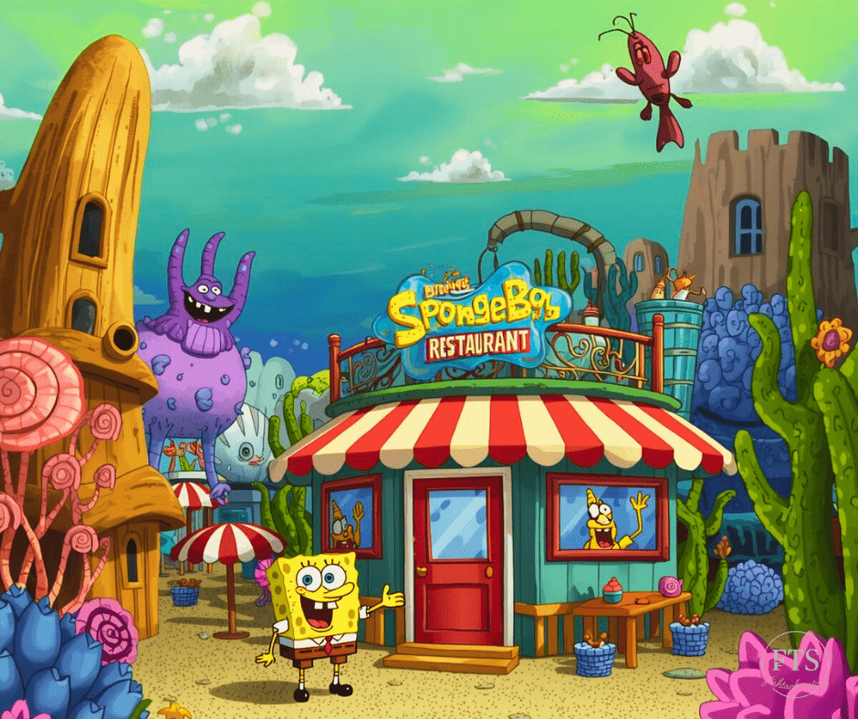 Bikini Bottom Crabby Paddy Restaurant