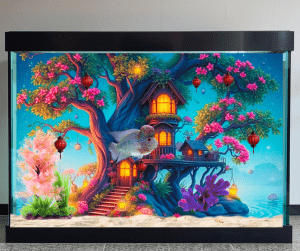 betta fish island tree house