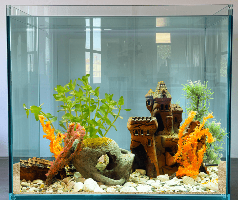 castle aquarium decor ideas