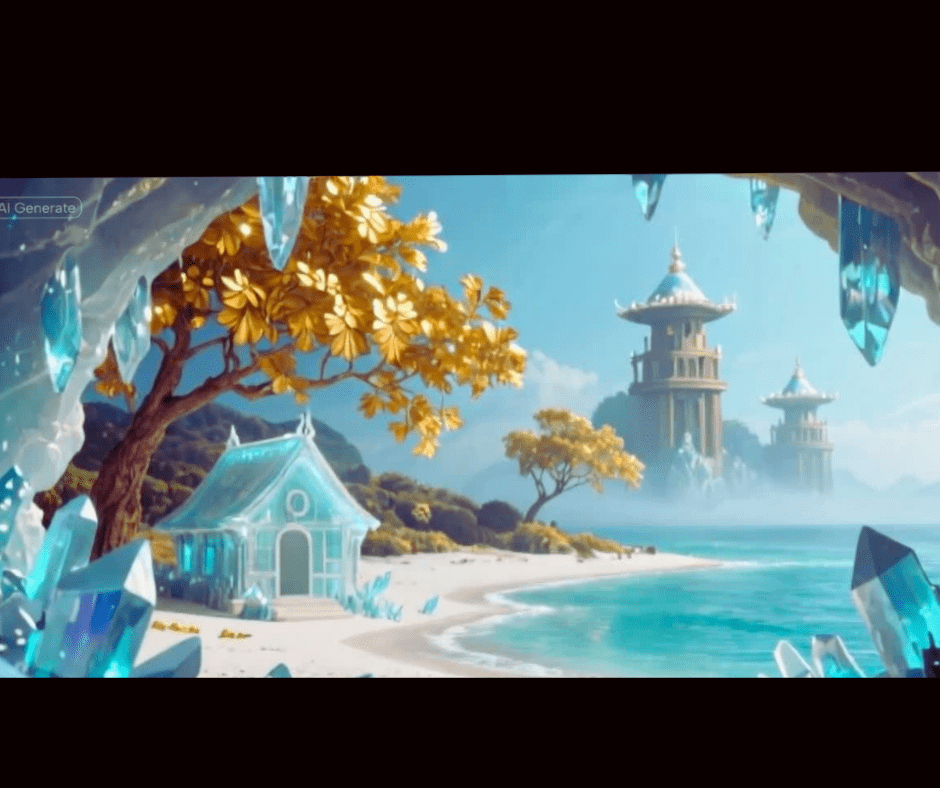 aquarium decoration with the story of Guvidon