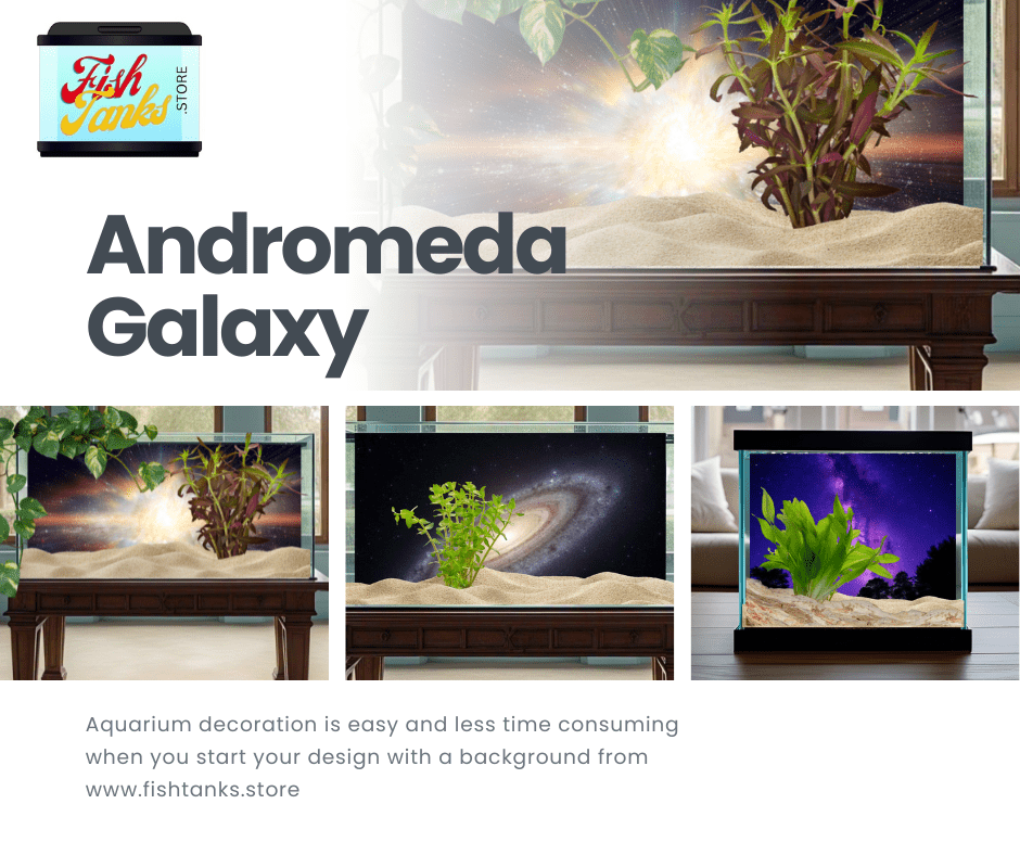 andromeda galaxy aquarium background